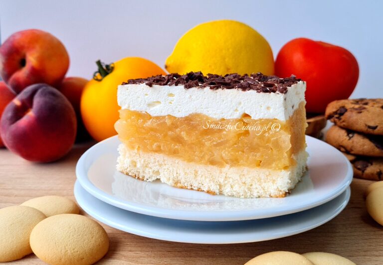 Szarlotka Królewska z musem jabłkowym bez galaretki