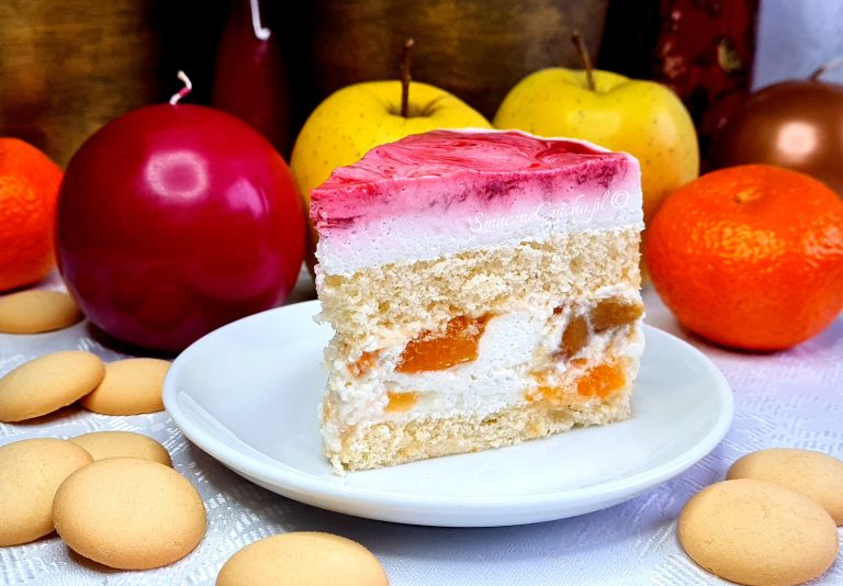 Tort morelowo-jogurtowym z malinowym akcentem – Naked Cake